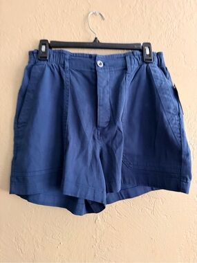 Eddie Bauer Classic Navy Utility Shorts